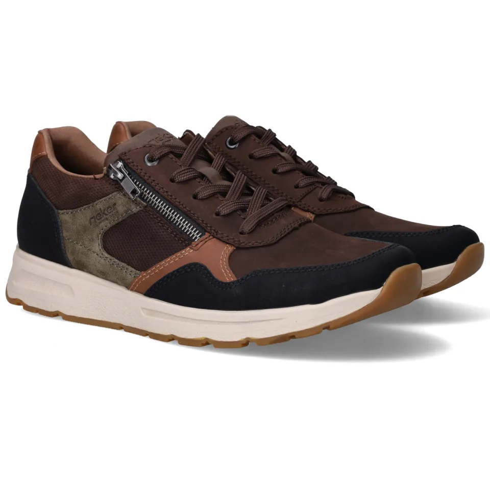 Rieker lage sneakers bruin, foto 3