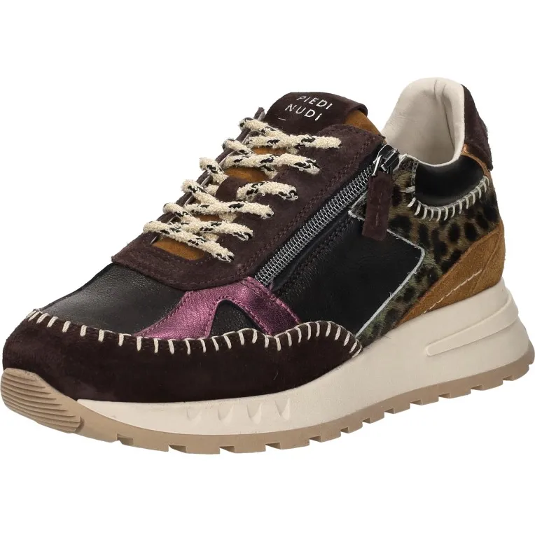 Piedi Nudi Hedy sneakers donkerbruin, foto 3