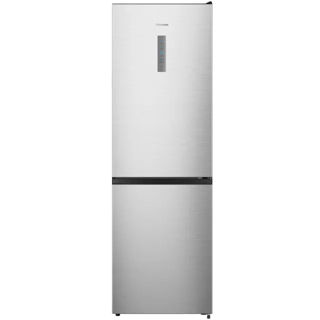 Hisense RB390N4BCC Koel-vriescombinatie Grijs edelstaal-edelstaallook