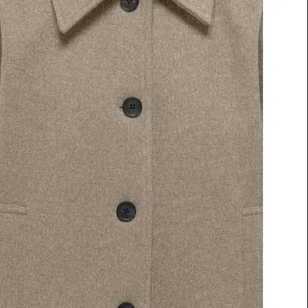 Only wintermantel taupe, foto 4