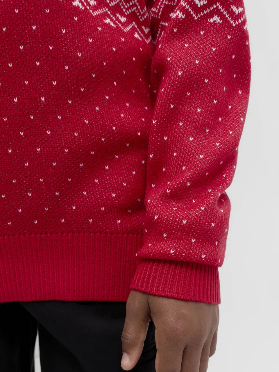 Jack & Jones JUNIOR kersttrui rood, foto 3