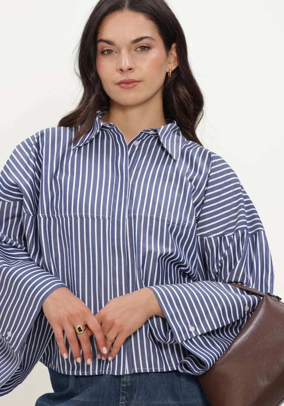 Est'seven Varissa blouse blauw, foto 5