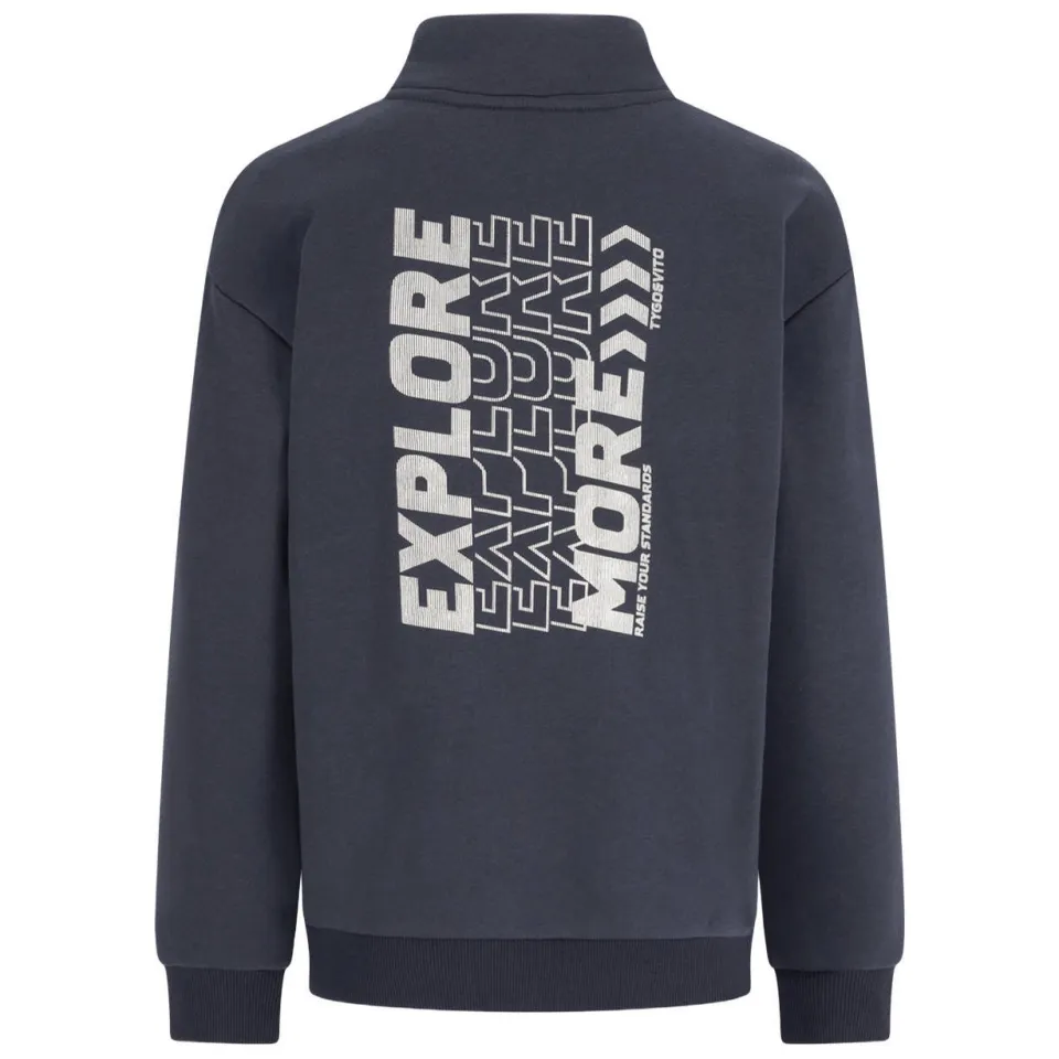 TYGO & vito NextGen sweater - donkerblauw, foto 2