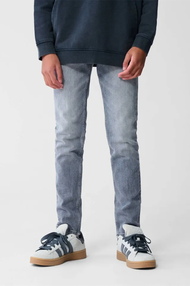 Shoeby slim fit jeans grey denim, foto 4