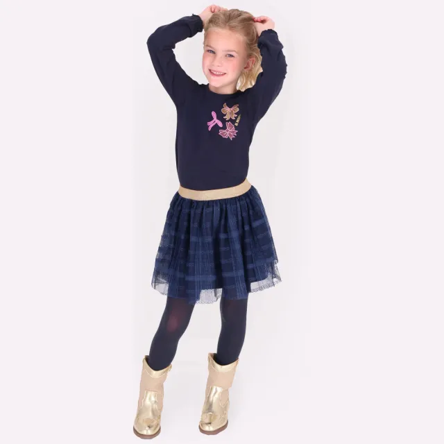 B.Nosy semi-transparante rok donkerblauw