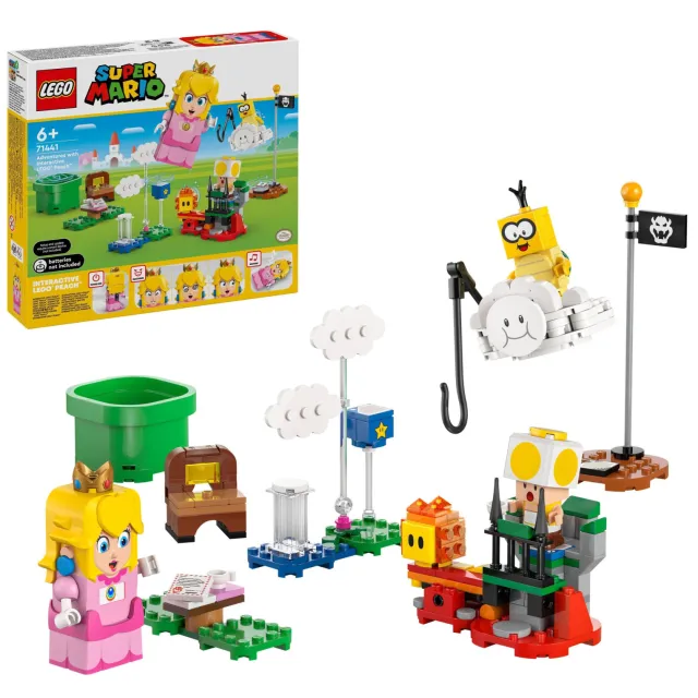 Lego Super Mario Avonturen met interactieve Peach Speelgoed Set voor Kinderen 71441