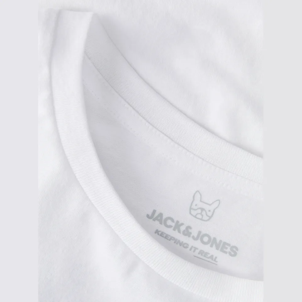 Jack & Jones t-shirt met backprint wit, foto 4
