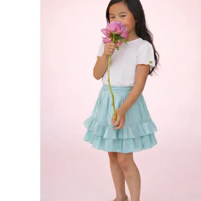 Le Chic mini rok lichtblauw, foto 6