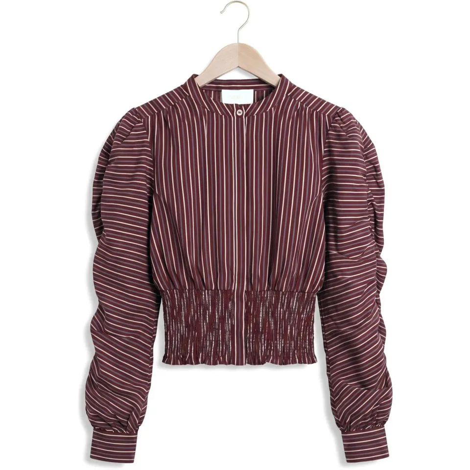 Notre-V Nv-inta blouse bordeaux, foto 2