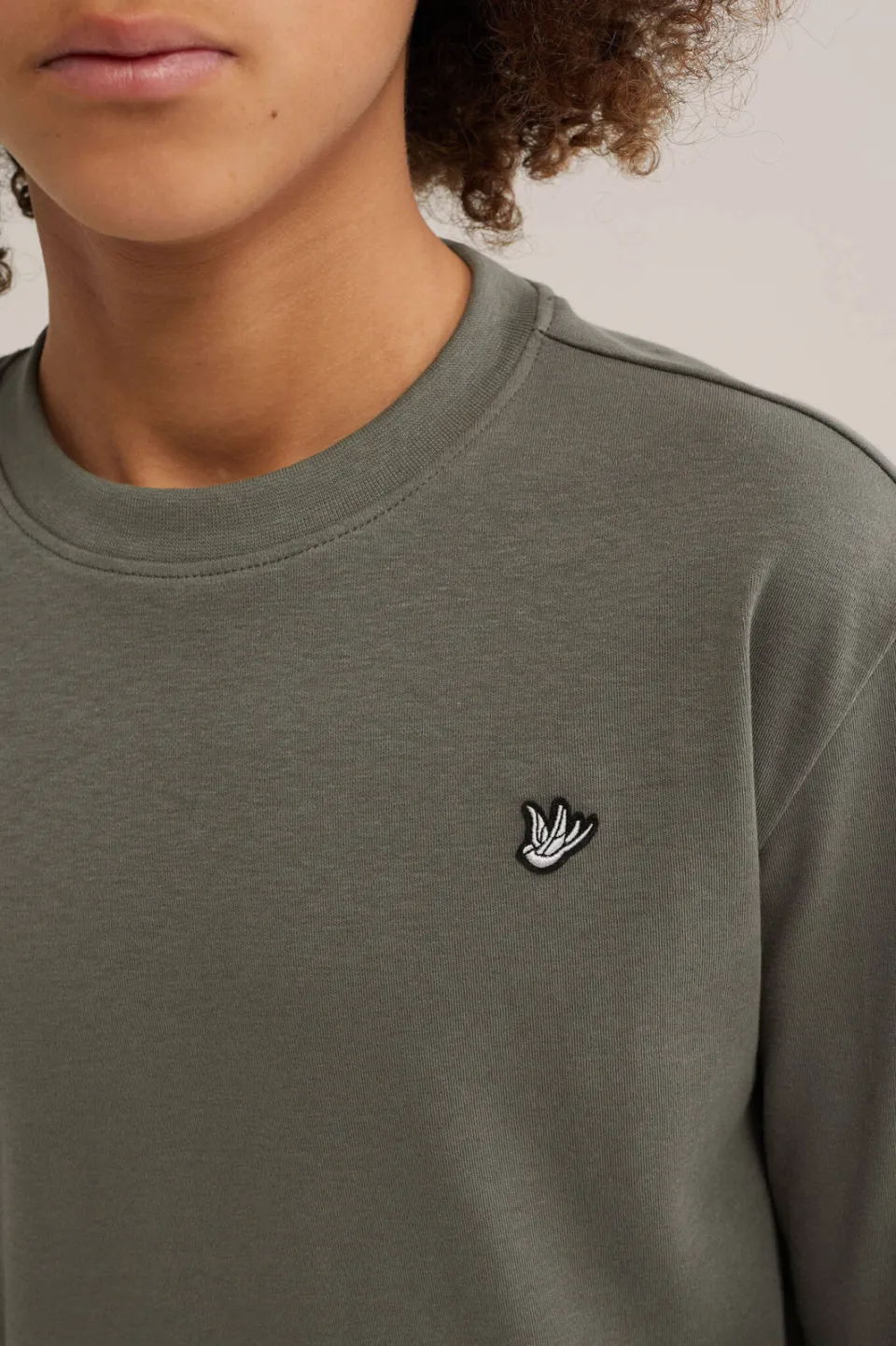 WE Fashion longsleeve - kaki, foto 4