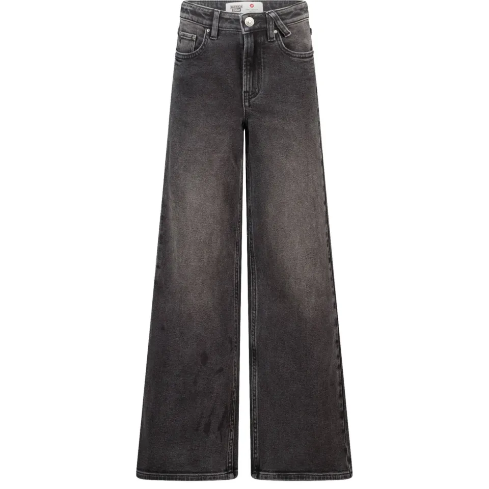 America Today wide leg jeans zwart, foto 2