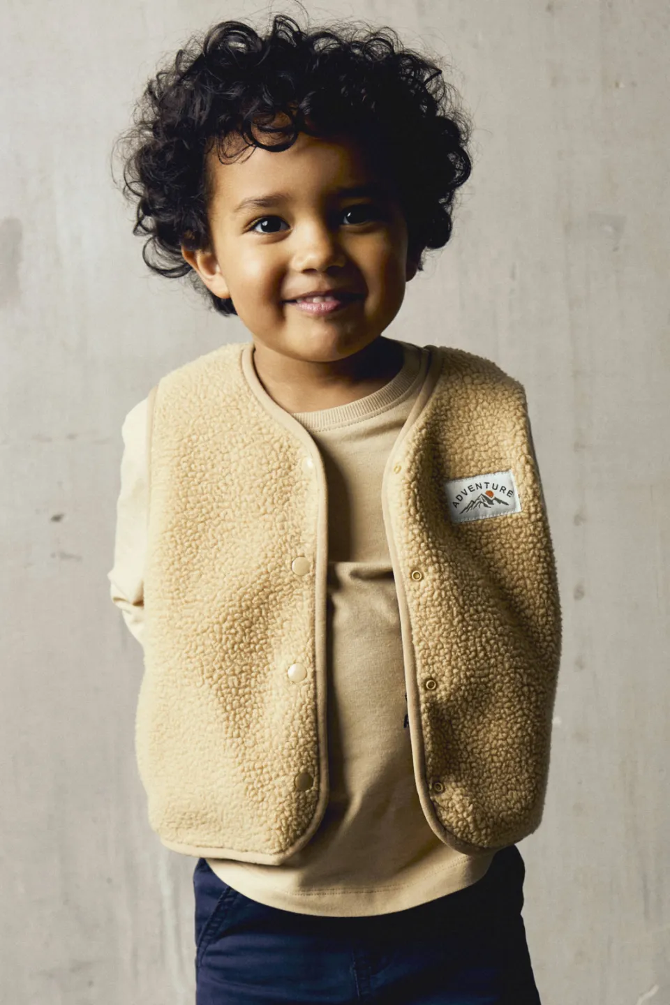 NAME IT MINI longsleeve lichtbruin, foto 7