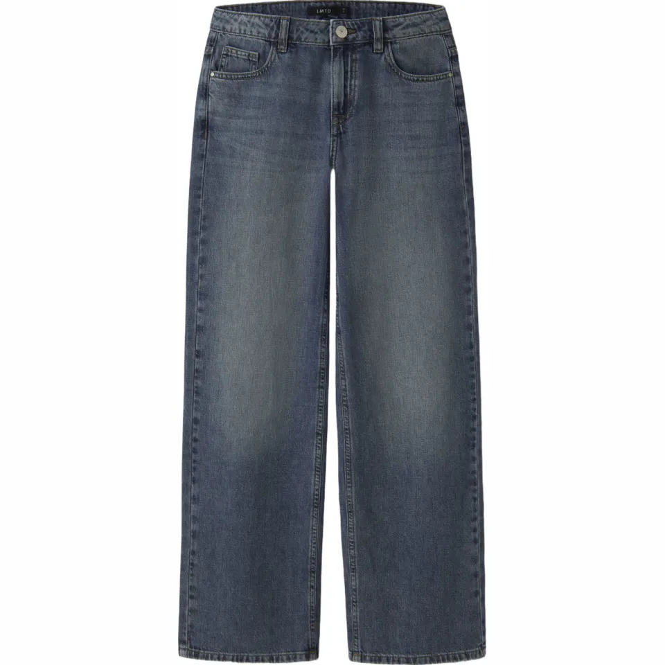 LMTD NLFBETT wide leg jeans - donkerblauw, foto 2