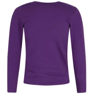 B.Nosy aansluitende longsleeve met print paars, foto 3