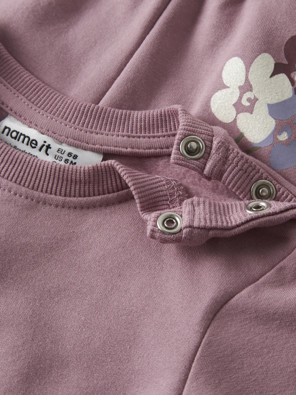 NAME IT BABY set met print - lila, foto 5