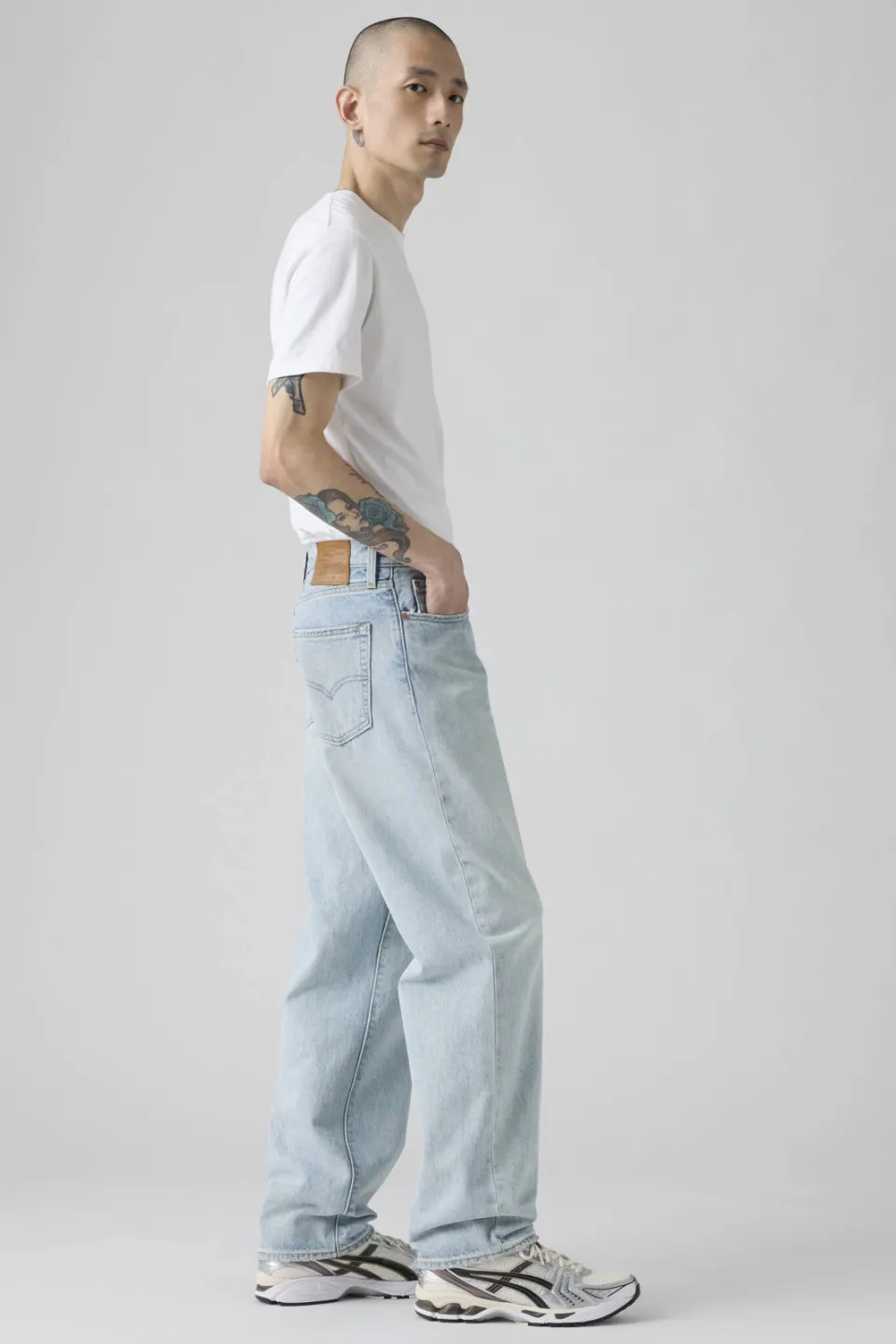 Levi's 568 loose fit jeans - light blue denim, foto 4