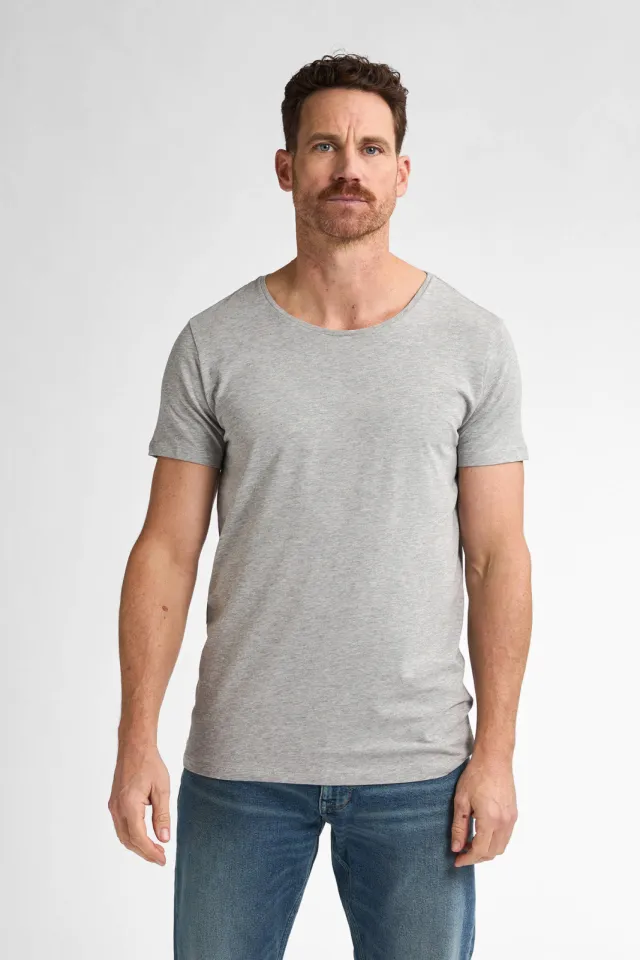 Petrol Industries ondershirt set van 2 lichtgrijs