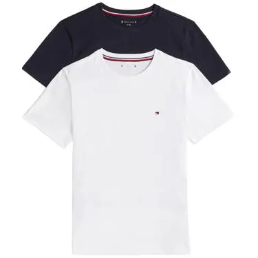 Tommy Hilfiger T-shirt donkerblauw en wit (2-pack), foto 3