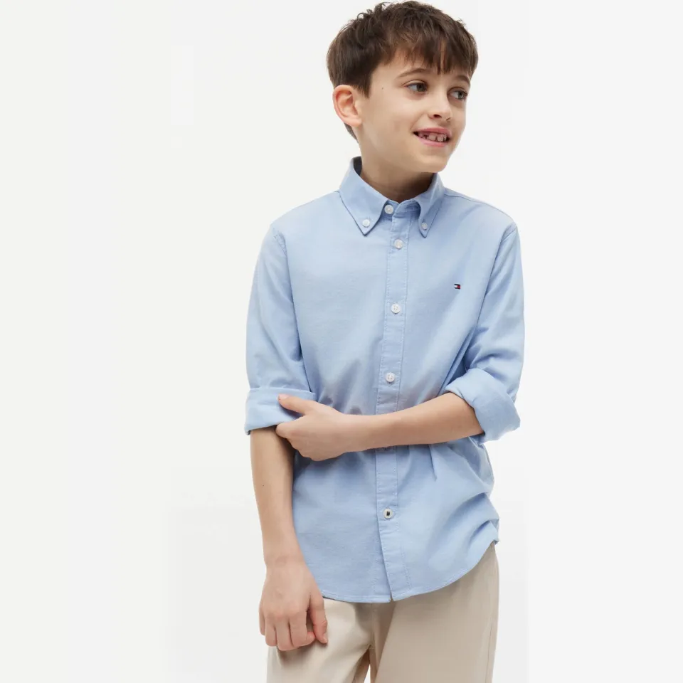 Tommy Hilfiger oxford overhemd - lichtblauw, foto 3