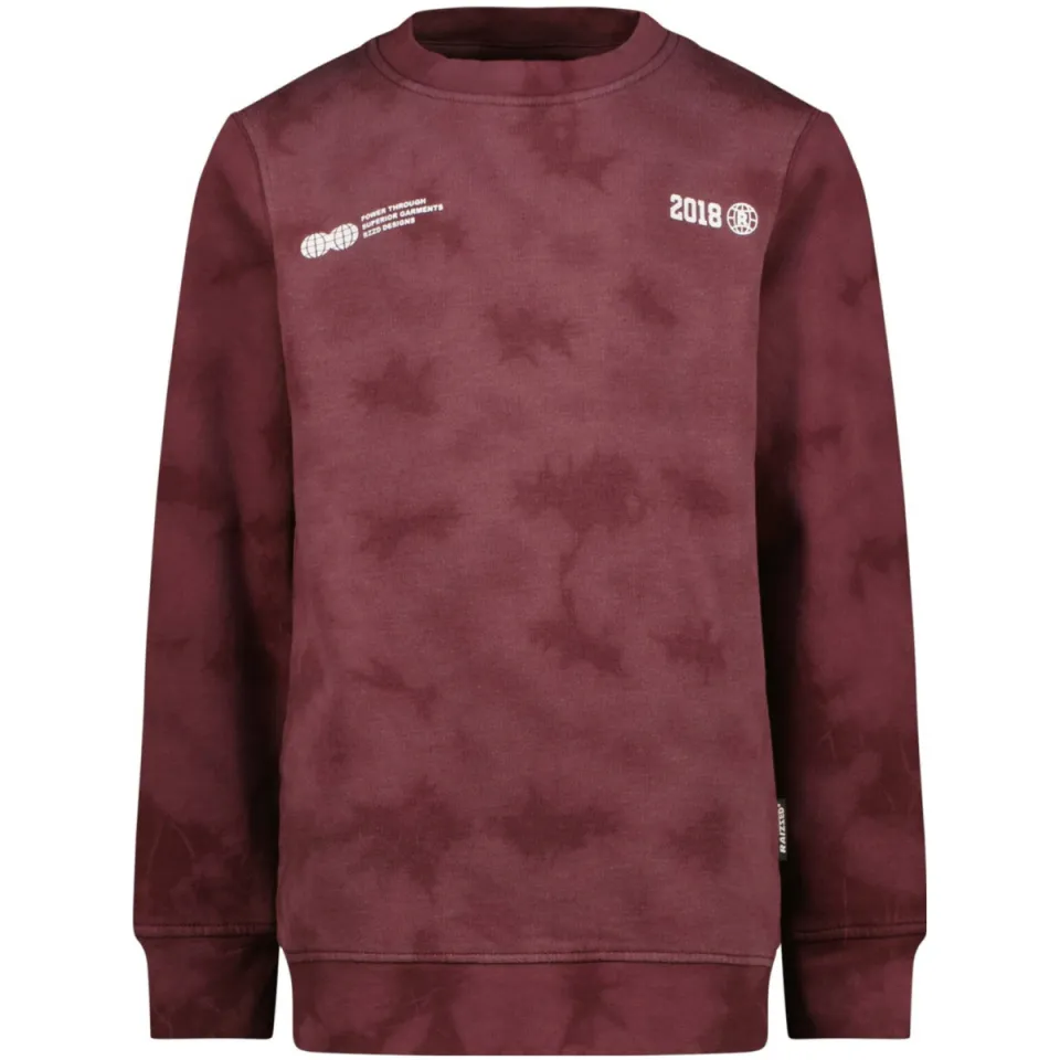Raizzed sweater donkerrood, foto 2