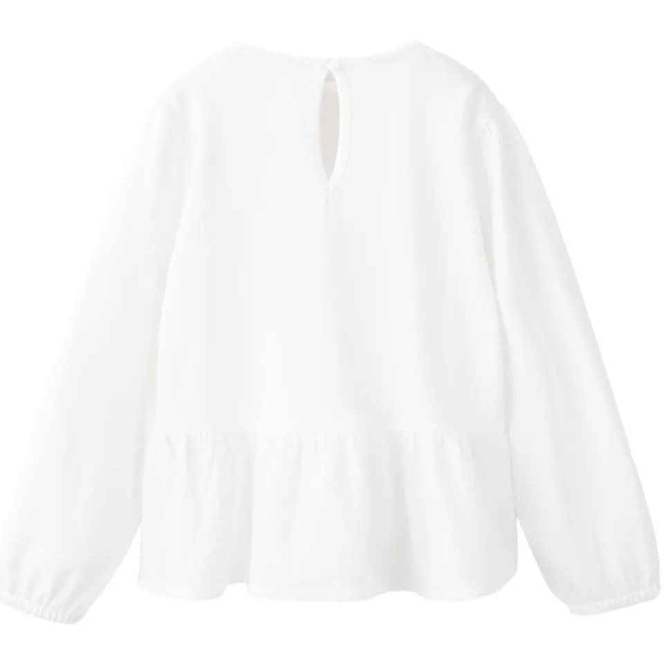 Mango blousetop met ruches wit, foto 3
