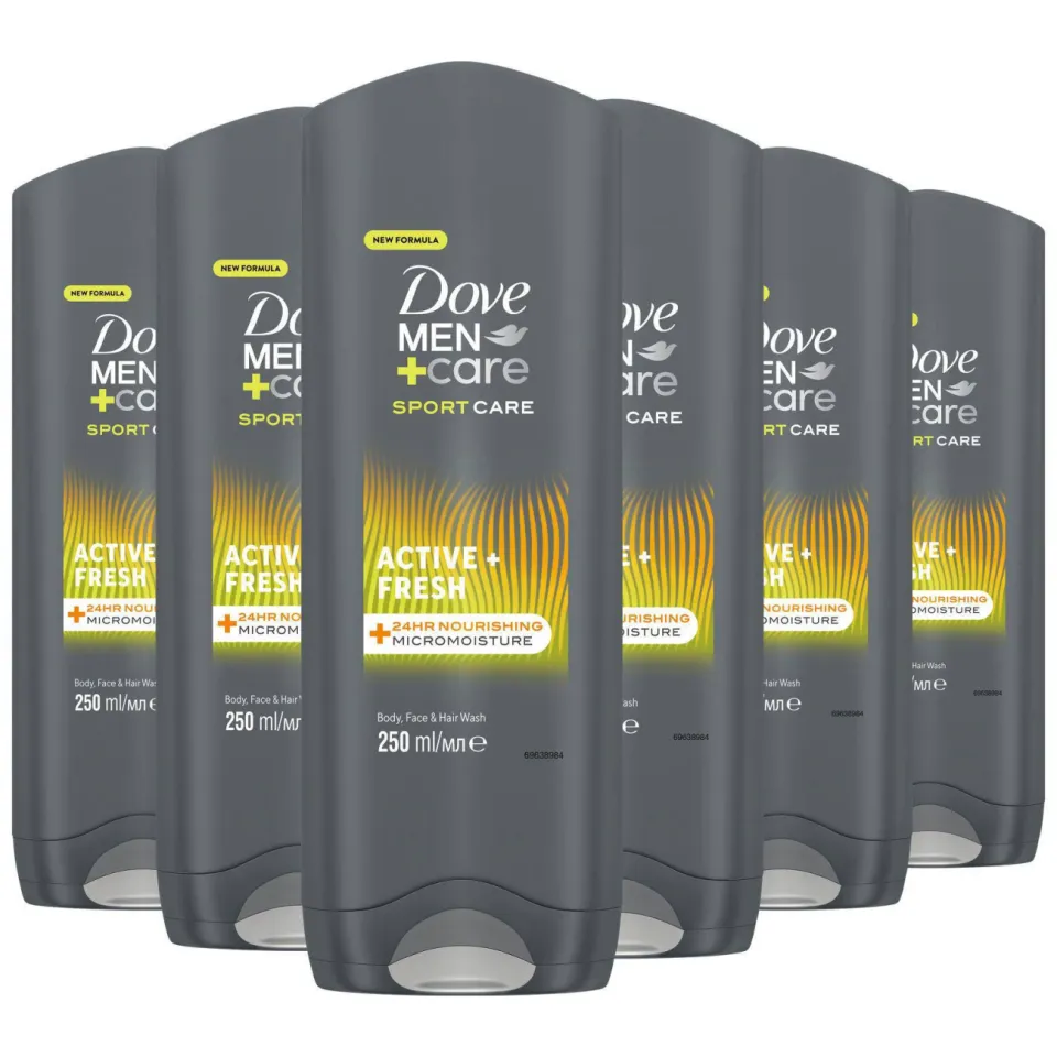Dove Men+Care Sport Care Active+Fresh 3-in-1 douchegel