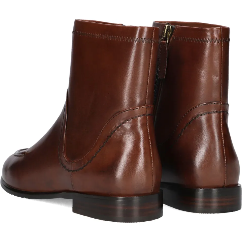MARLOU Enkellaarsjes Gg503 Cognac, foto 4