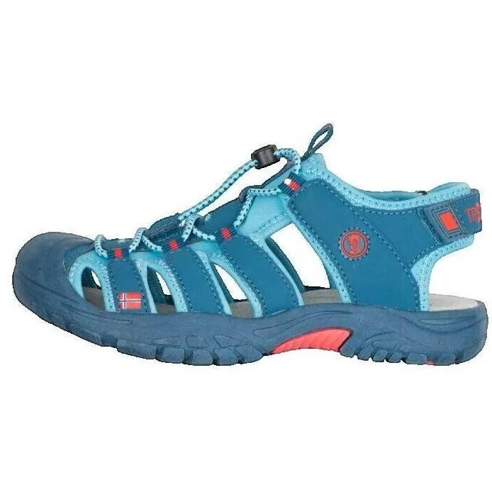 Trollkids Kvalvika sandaal blauw