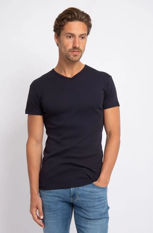 T-shirt Korte Mouw Alan Red Oklahoma T-Shirt Stretch Navy (2-Pack)