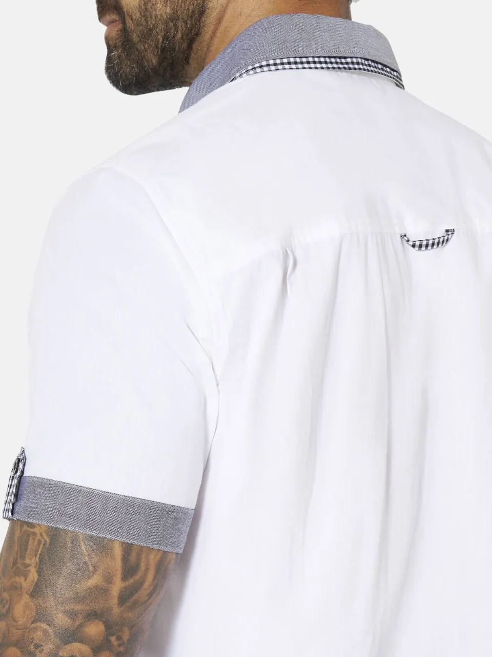Jan Vanderstorm +FIT Collectie regular casual overhemd Plus wit, foto 5