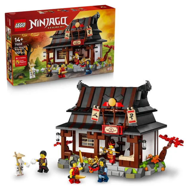 Lego Ninjago 15-jarig jubileum: Smederij De Vier Wapens 71858