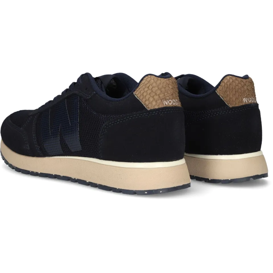 Woden Ydun Icon II leren sneakers - donkerblauw, foto 5