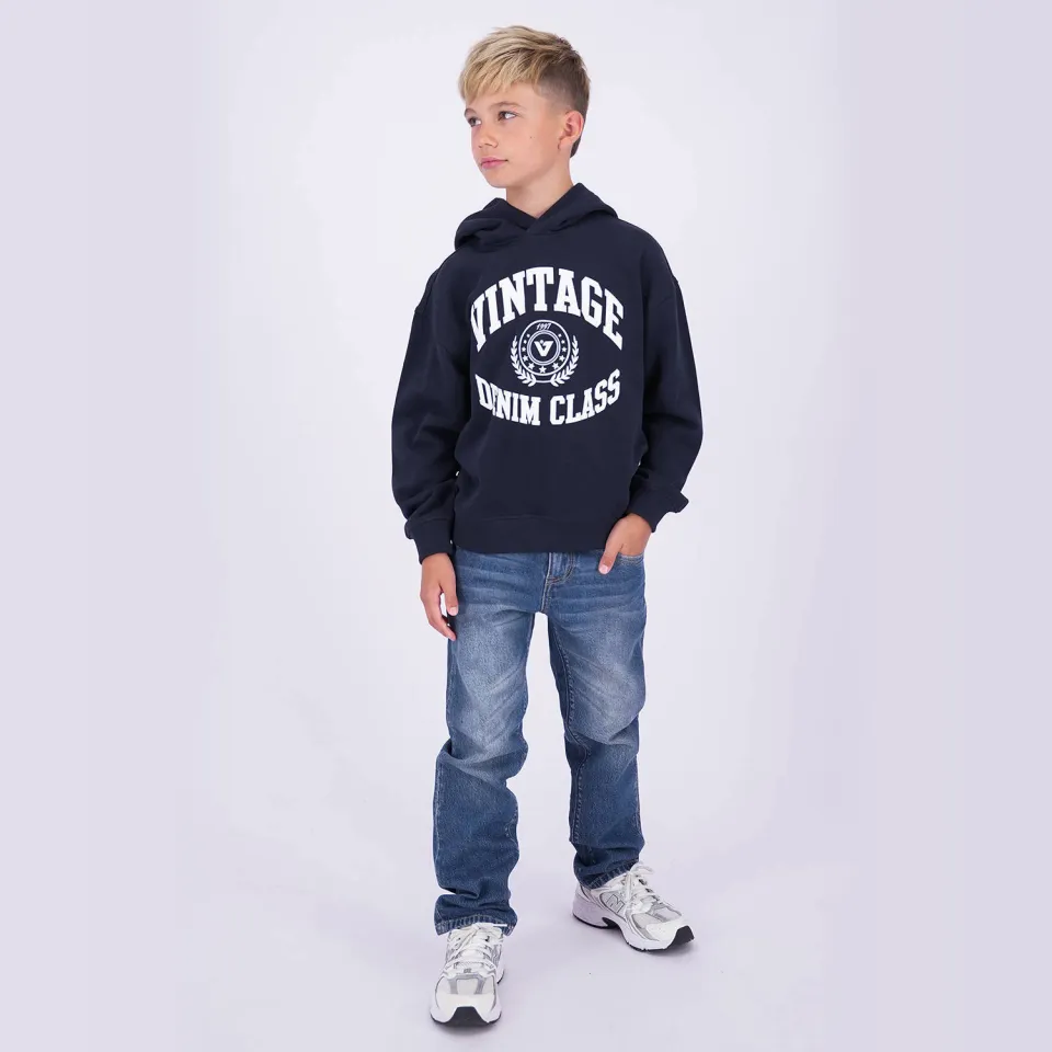 Vingino Paolo straight leg jeans - donkerblauw Cruziale blue