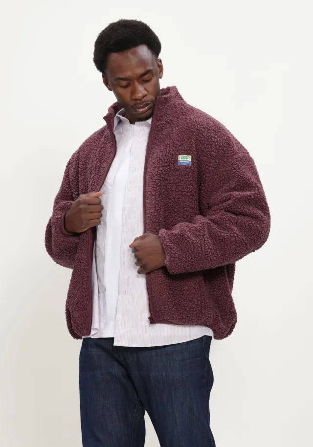 American vintage Heren Truien & Vesten Hoktown Zip - Bordeaux