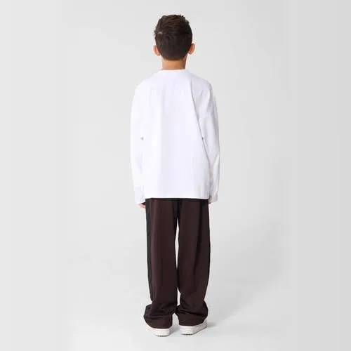 Shoeby joggingbroek donkerbruin, foto 3