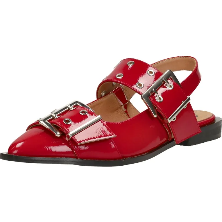 Sub55 slingbacks rood, foto 3