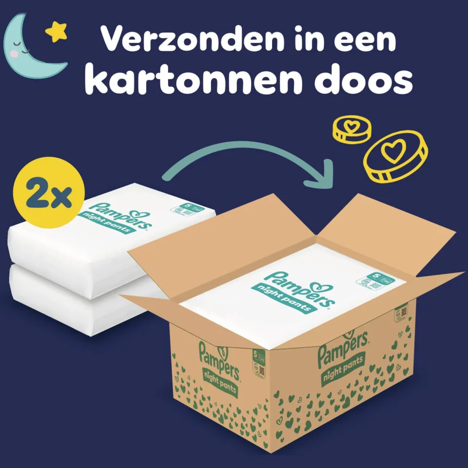 Pampers Baby Dry Night Pants luierbroekjes maat 5, 160 stuks, foto 7