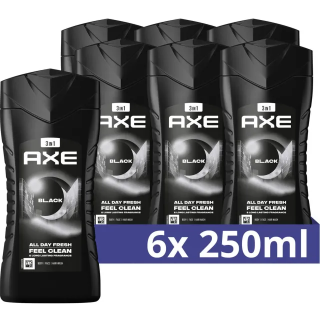 Axe Black 3-in-1 douchegel, foto 2