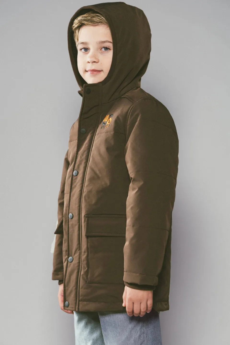 Moodstreet Jasper winterparka donkerbruin, foto 5