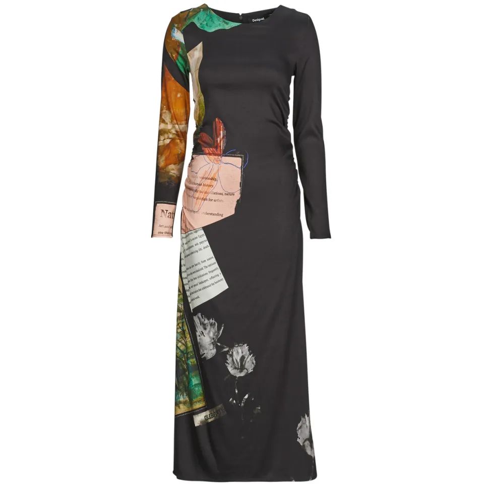 Desigual midi jurk zwart, foto 2