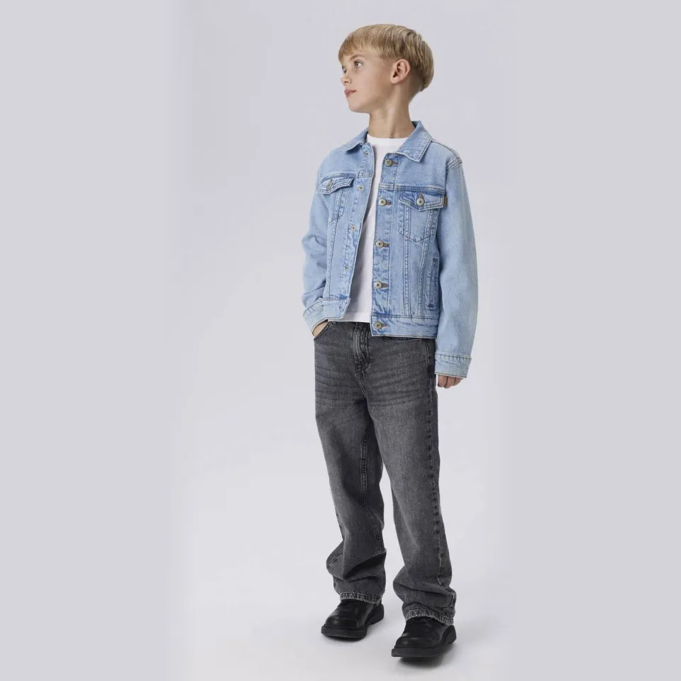 NAME IT NKMJAGGER spijkerjas lichtblauw Light Blue Denim