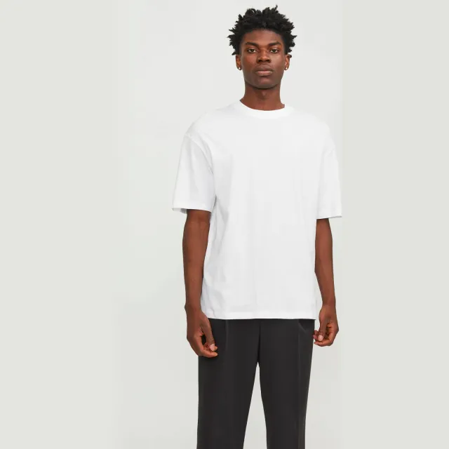 Jack & Jones ESSENTIALS regular T-shirt wit White