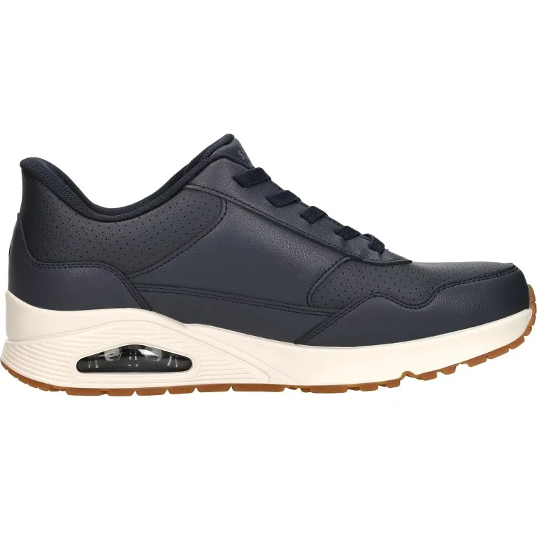 Skechers Slip-Ins Uno Banksia Luxe lage sneakers blauw