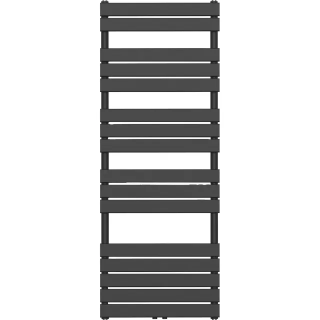 Boss & Wessing Handdoekradiator BWS Ress Middenaansluiting 160x60 cm Zwart