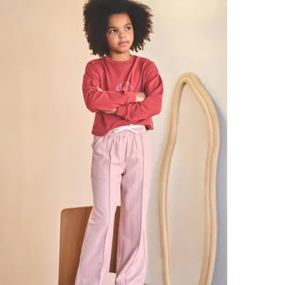 Nono Sarah gestreepte broek roze, foto 3