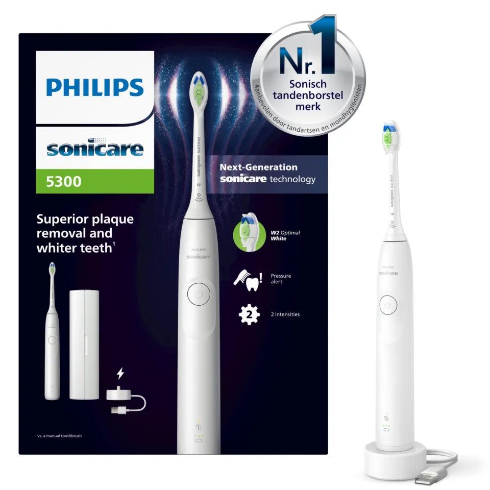 Philips Sonicare 5300 HX7108/02 tandenborstel wit, foto 6