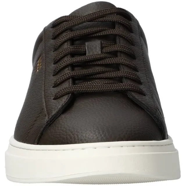 Boss leren sneakers - donkerbruin, foto 7