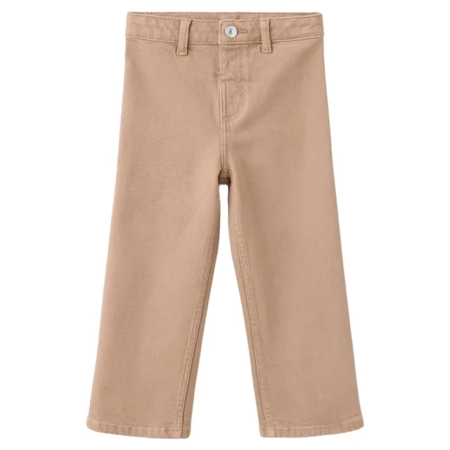 Mango Kids regular waist straight leg jeans - bruin Middenbruin