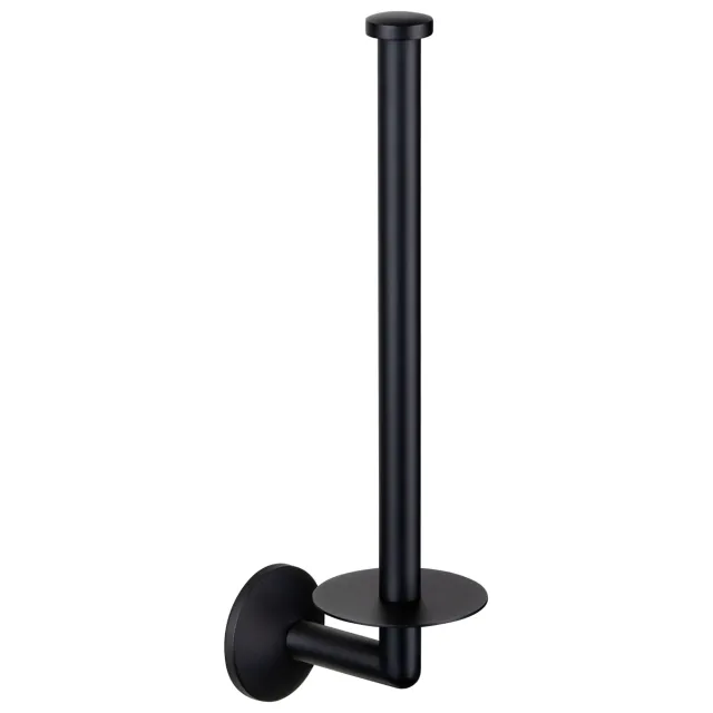 Best Design Duke Nero dubbele reserverolhouder mat zwart