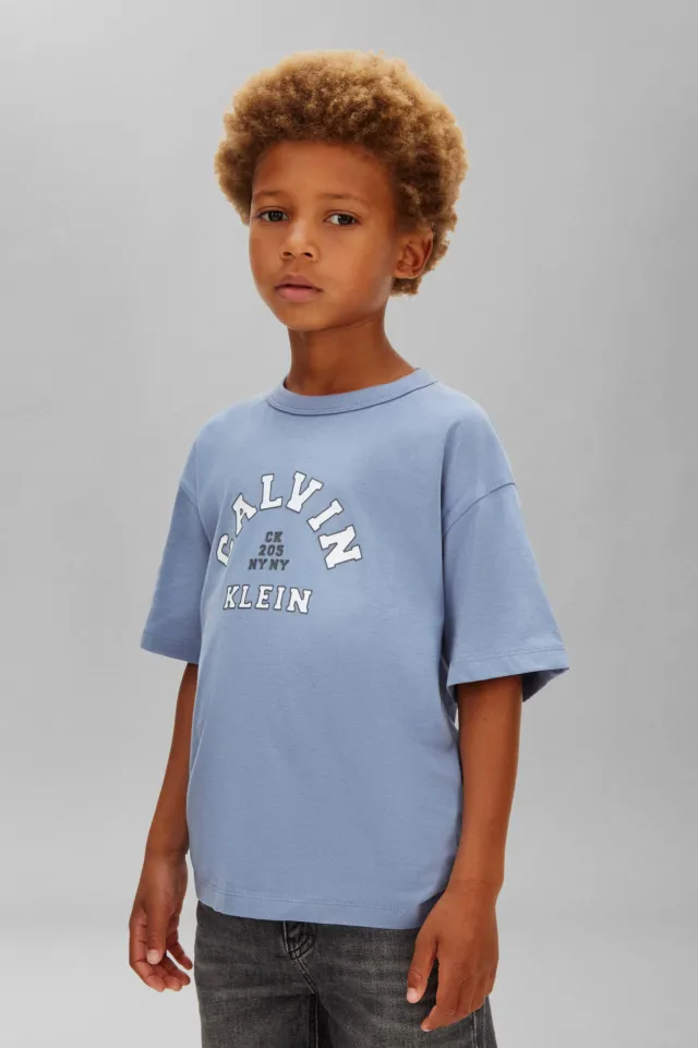 Calvin Klein t-shirt lichtblauw met logo